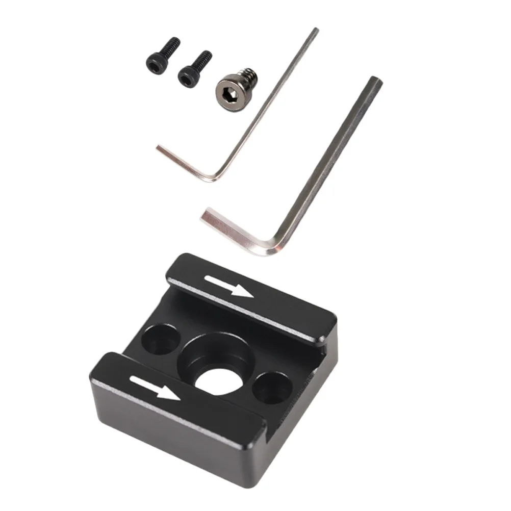 

1 set 1 Set Cold Shoe Mount Adapter 1/4 Inch M2.5 Threaded Holes For Monitor Led Light Microphone Flash Bracket Dslr Camera Cage