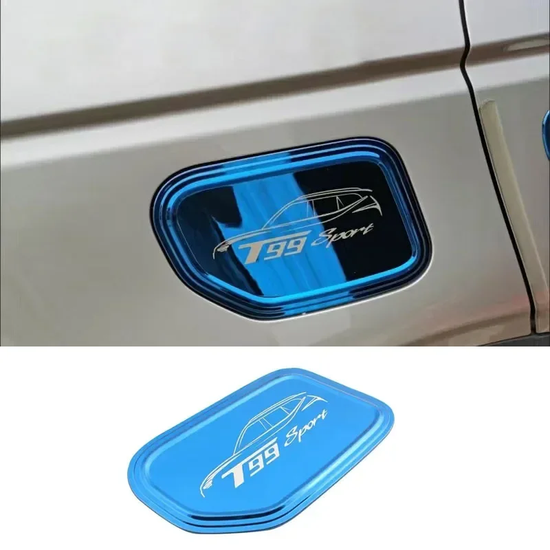 1pc for FAW BESTURN T33 T55 T77 T99 2020-2022 Fuel Tank Cap Stainless Steel Decorative Sticker