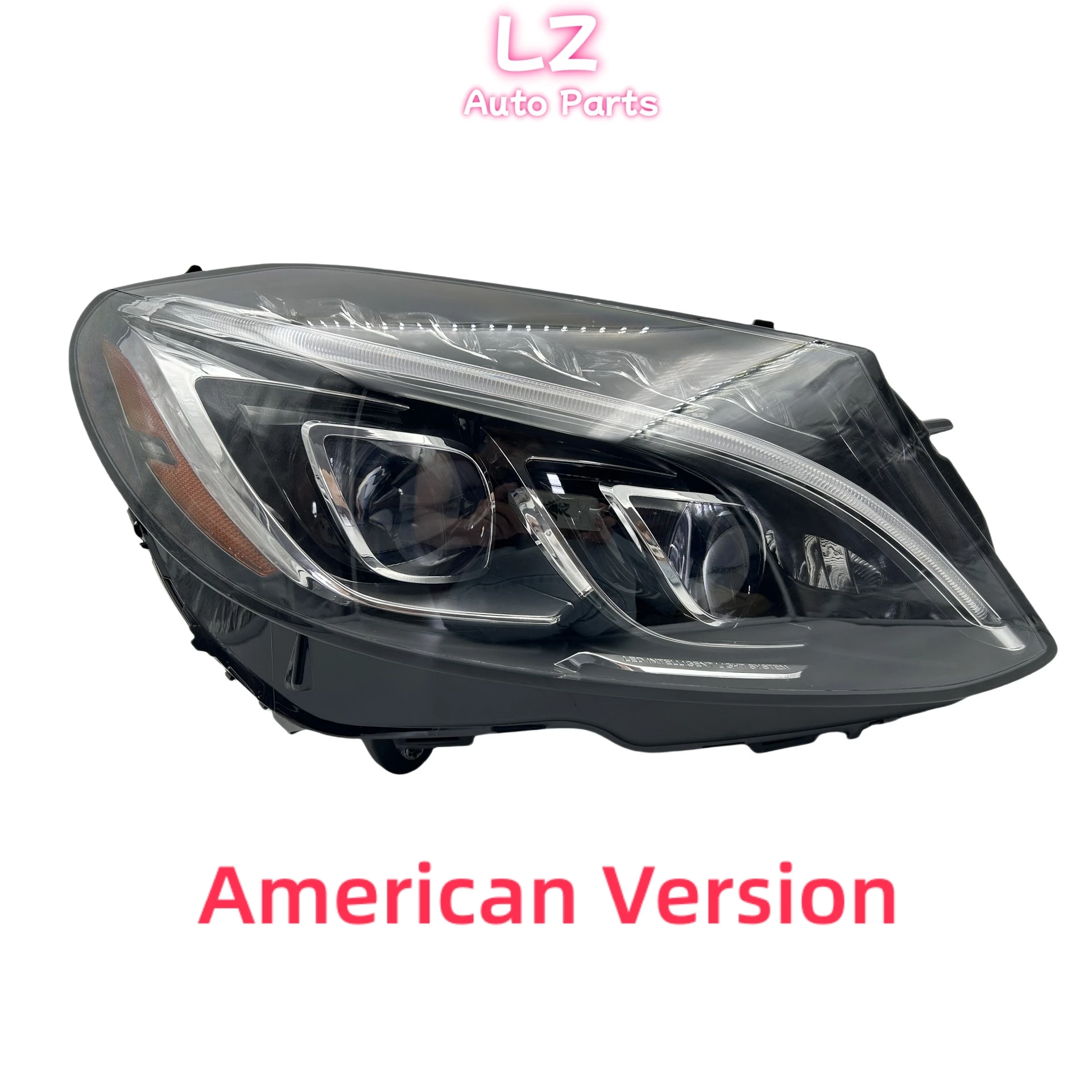 

Подходит для фар Mercedes-Benz C-class 2015-2018 Benz W205 Benz C, светодиодная фара с высокой конфигурацией, американская версия