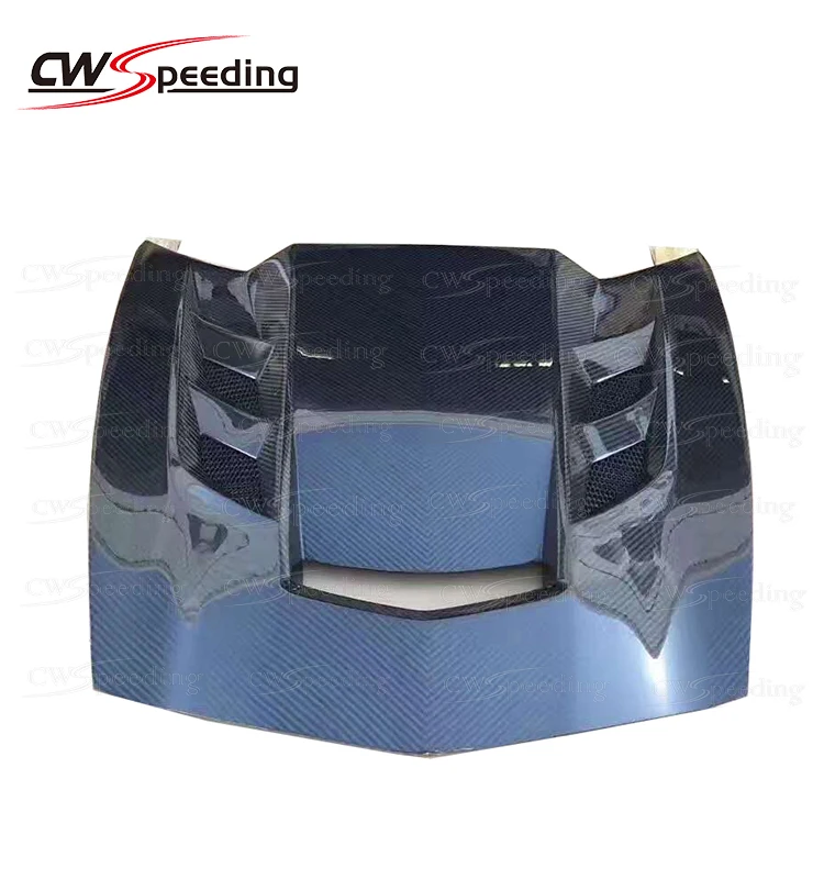

CWS STYLE CARBON FIBER ENGINE HOOD BONNET for 2014-2016 CHEVROLET CORVETTE STINGRAY C7 BODY KITS Norsen