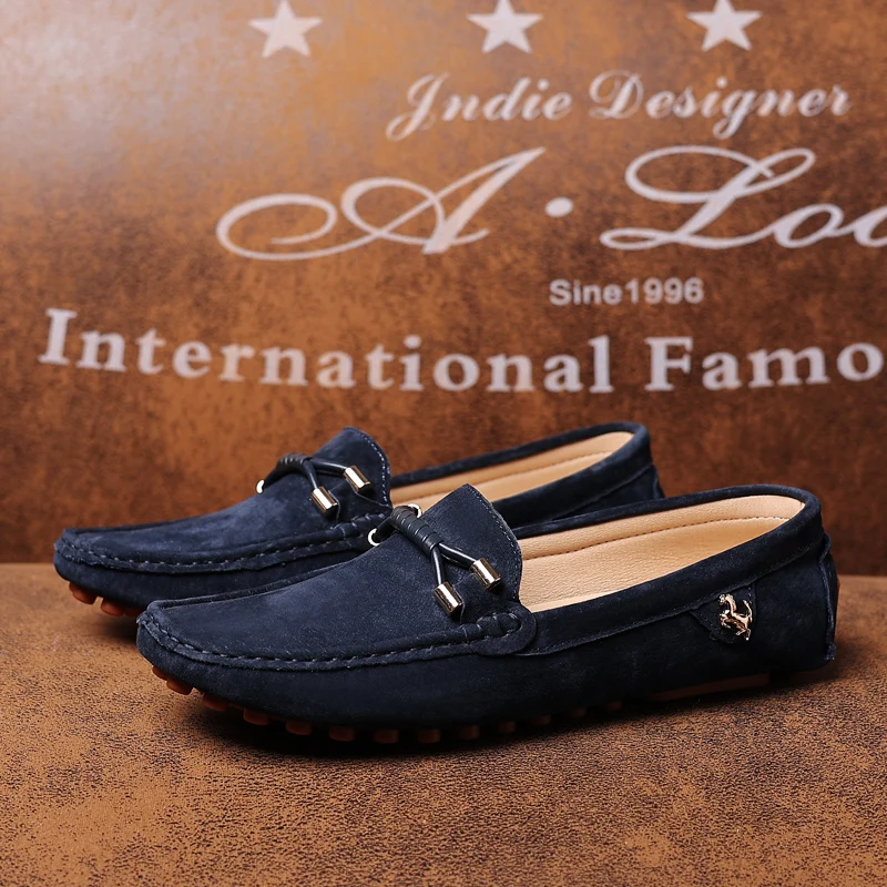 MAEDEF Shoes Mens Size 37-48 Luxury Man Loafers Soft Hot Sell Moccasins High Quality Shoes Casual Driving Flats Penny Male Shoes