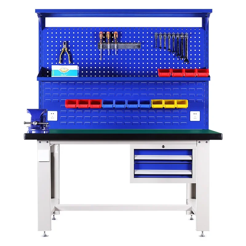 Heavy-duty fitter workbench Experimental model of stainless steel fitter workbench anti-static workbench