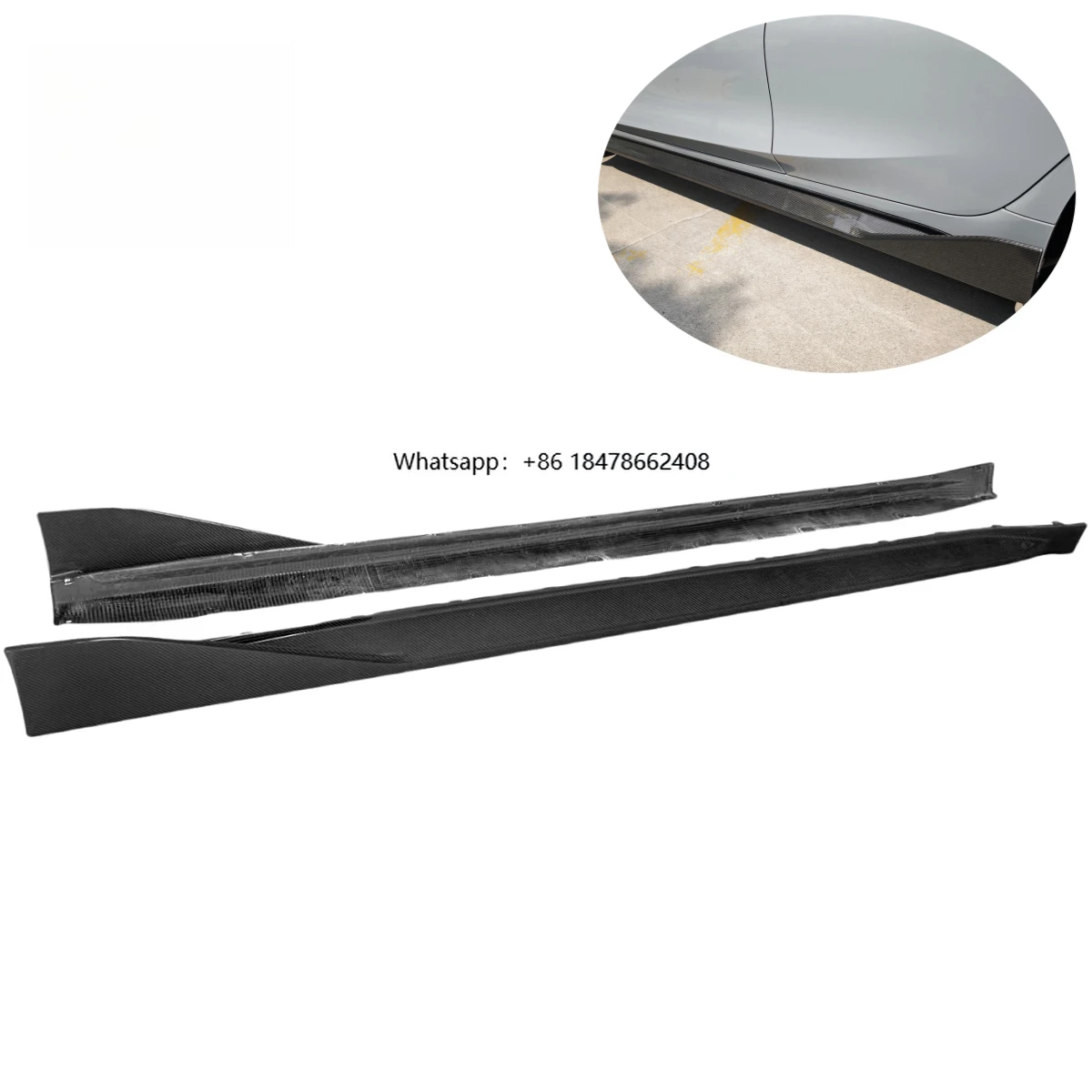 

MP Style Dry Carbon Fiber Side Skirt for G80 G80 M3 M4 Side Skirt Body Kit 2021+