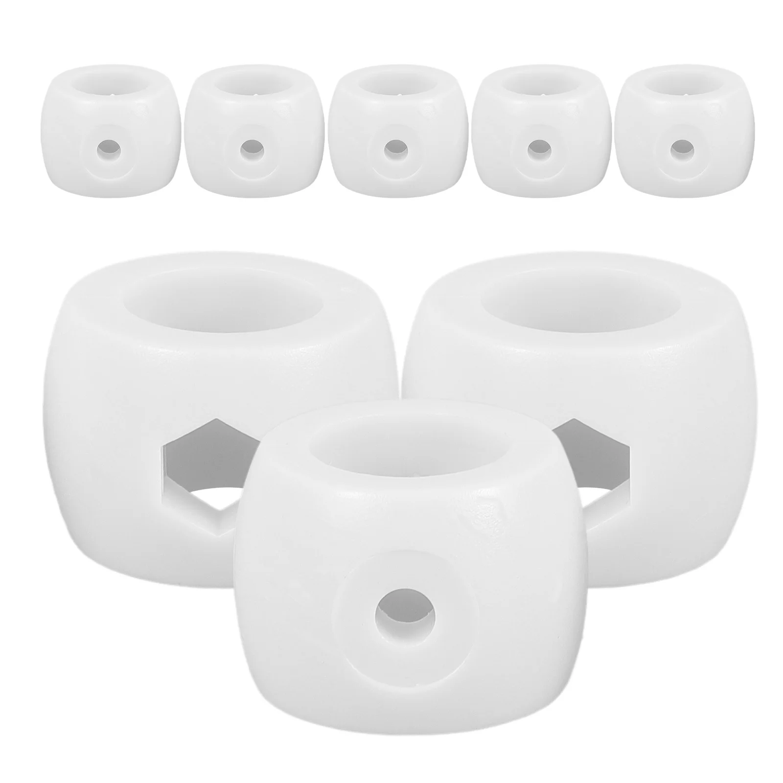 

8pcs Tabletop Soccer Accessories Foosball Goal Rod Locator Ring Replacement Parts Durable Plastic Positioner Stop Ring For