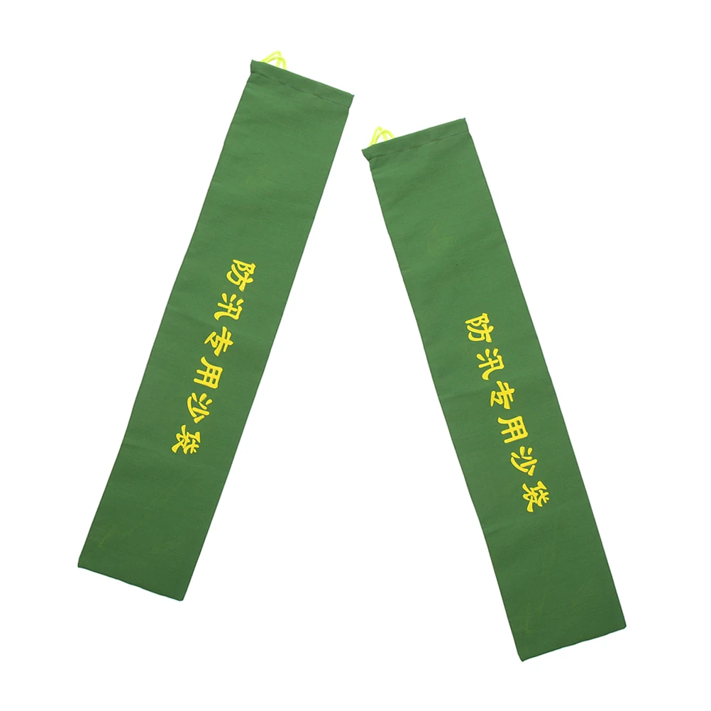 

2Pcs Reusable Flood Barriers Thick Canvas Sandbags Home Garage Elevator Water Blocking Long Sand Bags Flood Barriers for Home