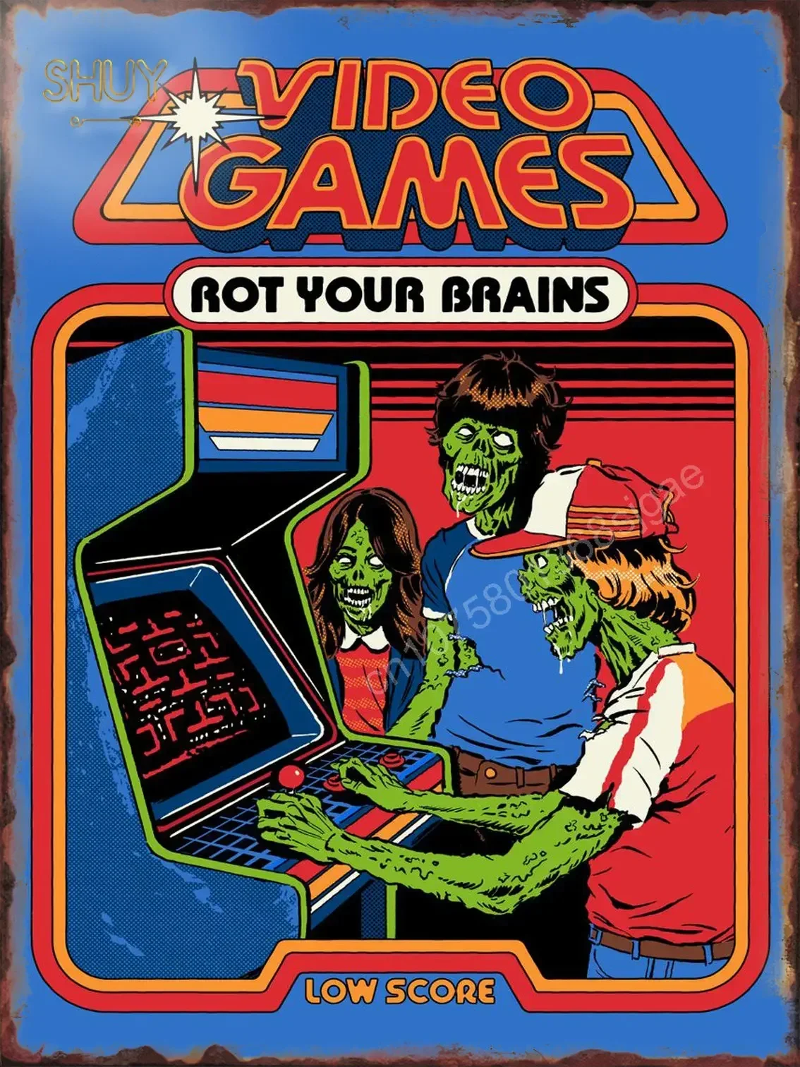 Vintage Metall Zinn…