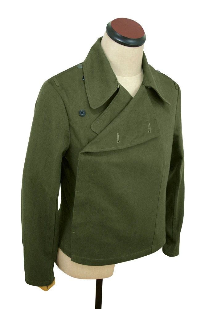 GUTE-003 WWII DAK alemán/Tropical Afrikakorps olive Elite panzer wrap/chaqueta