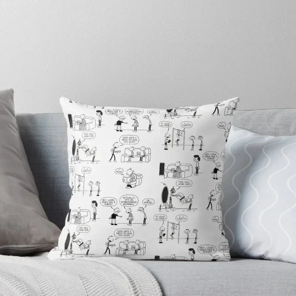 

Wimpy Kid moments Throw Pillow Christmas Covers For Cushions pillow pillowcase Couch Cushions Christmas Covers pillow
