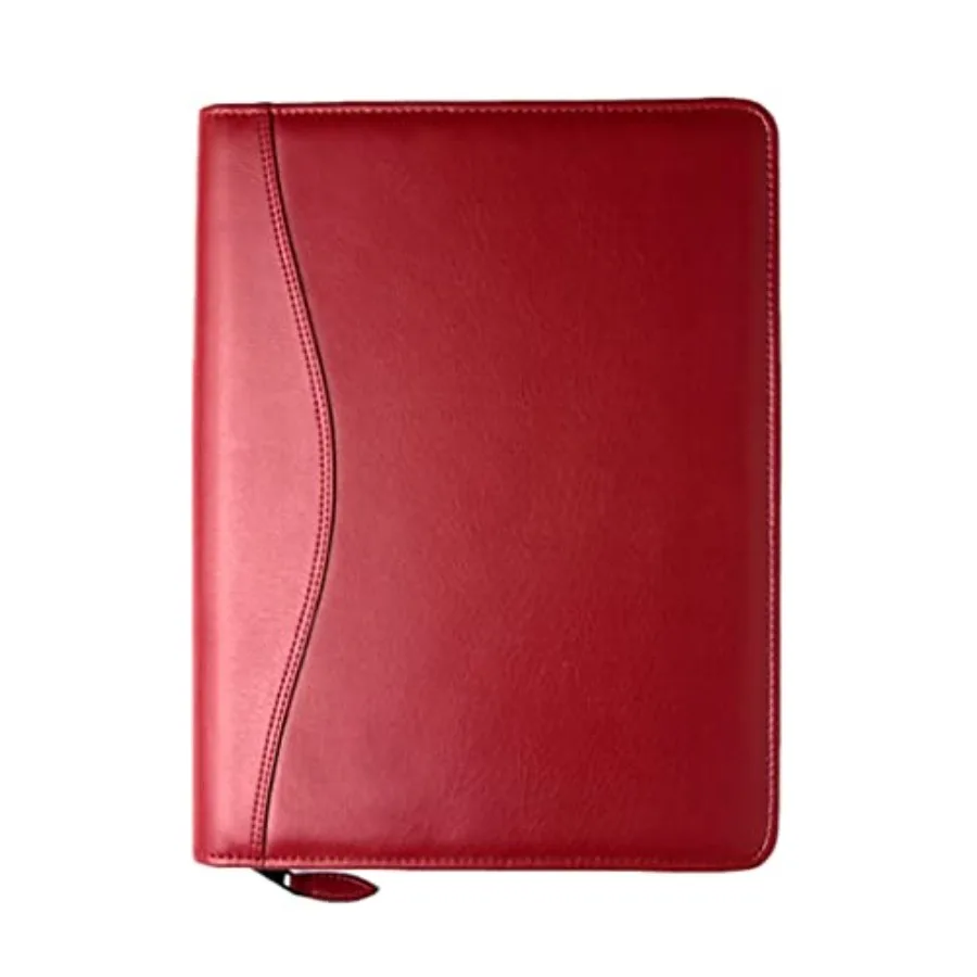 

7 Ring Loose Leaf Executive Size Cover, Fits 8 1/2" x 11" Size Planner Pages, Leather