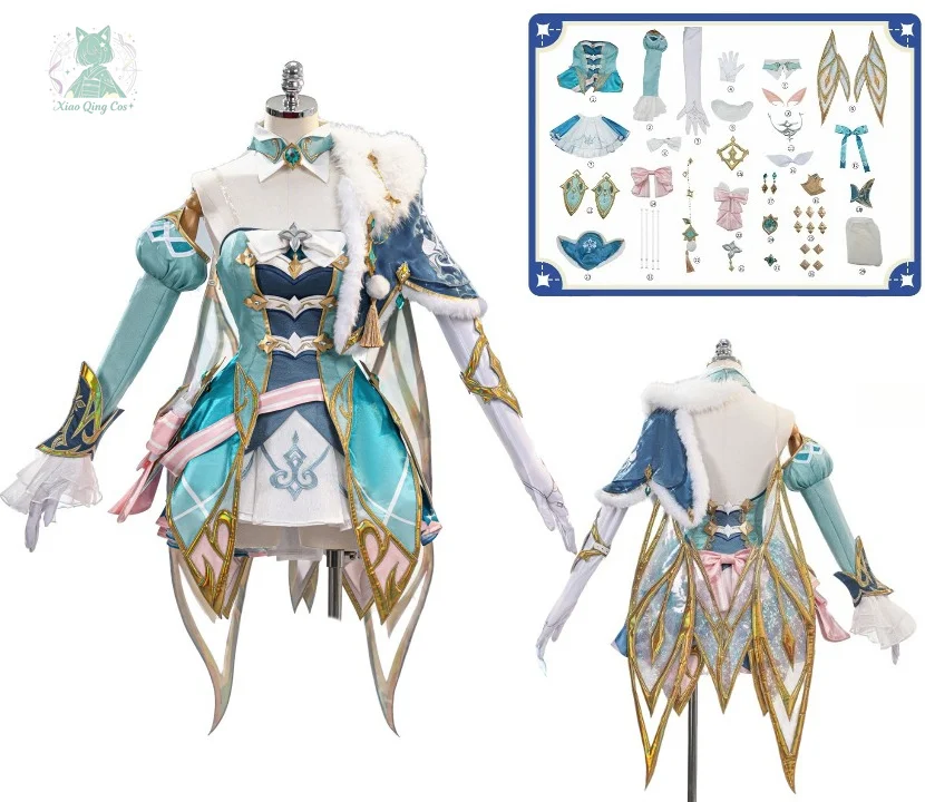 Vesna Cosplay Costume Genshin Impact Vesna Costume Same game role-playing XiaoQing