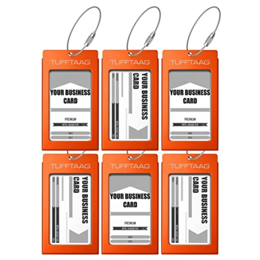 

Бирки для багажа и держатели для визиток TUFFTAAG - Прочные дорожные бирки для идентификации багажа в различных цветах, идеально подходят для чемоданов и рюкзаков