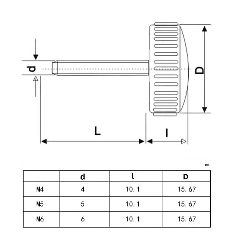 M4 M5 M6 Zinc Plating Carbon Steel Plastic Round Head Straight Pattern Hand Twisted Adjustable Screw Bakelite Handle Thumb Bolt