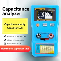 2IN1Auto-ranging condensatore ESR misuratore di capacità a basso Ohm 5 bit misuratore di capacità ESR a corrente costante me100 multimetro Aanalyze