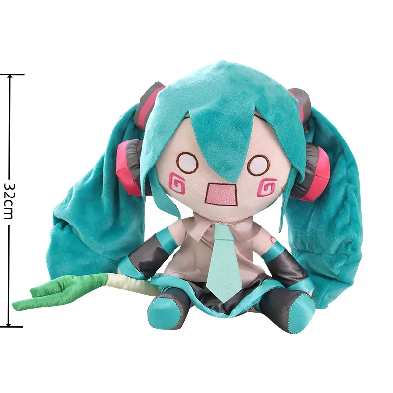 Śliczne Miku Fufu Pluszowe zabawki Preciality Collection Anime SEGA Hatsune Miku Kawaii Wypchane lalki Prezenty urodzinowe dla dzieci Dziewczynki
