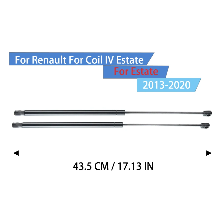 2pcs Rear Boot Tailgate Gas Struts For Renault For Coil IV Estate 2013-2020 844307620R