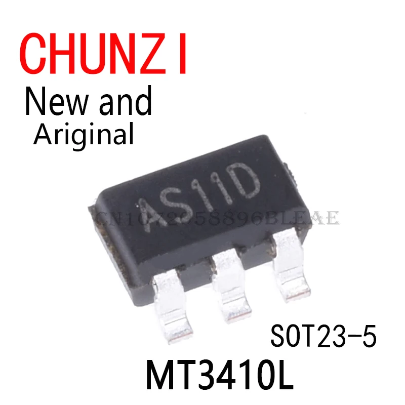 10Pcs New and Original MT3410 AS11D AS1SD AS15D SOT23-5 MT3410L