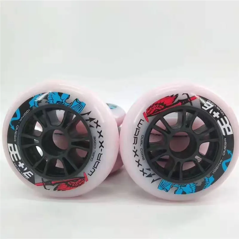 Speed Skate Wheels BE+VE WAR XXX dual-hardness XX Firm 85A Tires Race Skating Professional Wheel 125mm 110 100 90mm GO BEYOND