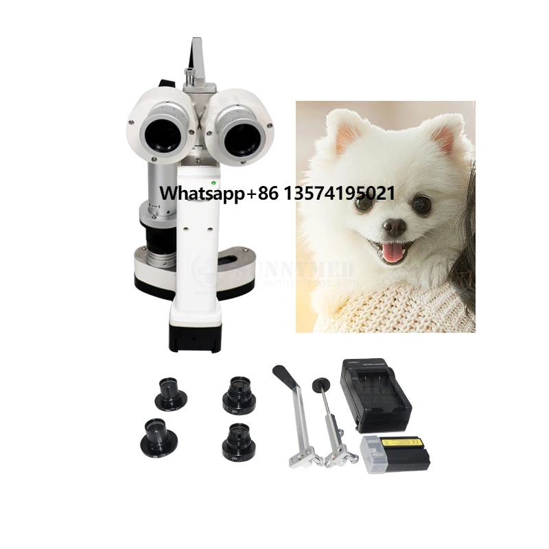 

SY-V006N-vet Veterinary Small Animal Clinic Ophthalmic Medical Equipment Handheld Portable Slit Lamp