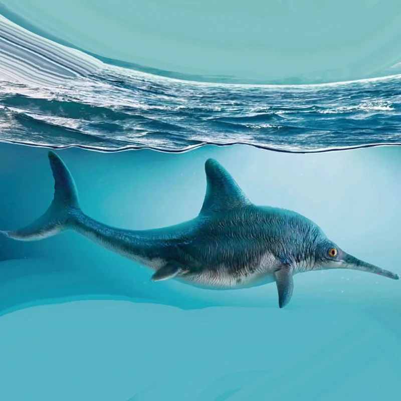 حار حقيقي ديناصور الملك نموذج 12 رفيق النمو عمل الشكل Ophthalmosaurus ثابت نماذج للحيوانات لعبة Ornamaent الزخرفية