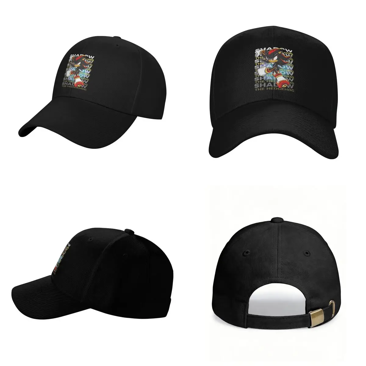 Shadow The Hedgehog Sonic Poster Cap Fashion Casual Baseball Caps Adjustable Hat Hip Hop Summer Unisex Baseball Hats