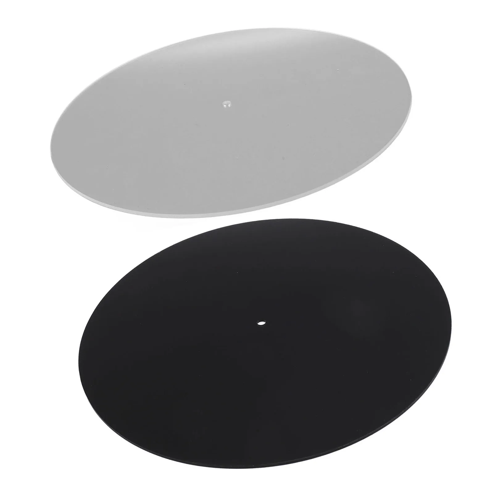 طبق مشغل التسجيل زلة حصيرة القرص الدوار حصيرة الاكريليك مكافحة ساكنة الحد من الضوضاء القرص الدوار Slipmat لمشغل تسجيل 12 بوصة #6