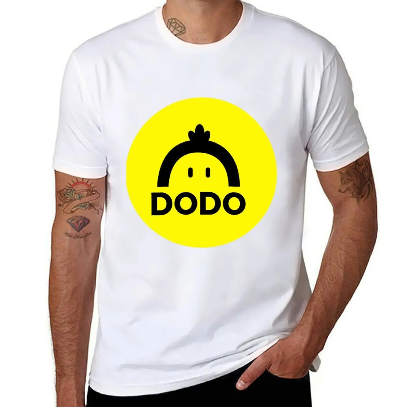 

Dodocoin T-Shirt man t shirts for men casual man t shirt heavy cotton T-Shirt