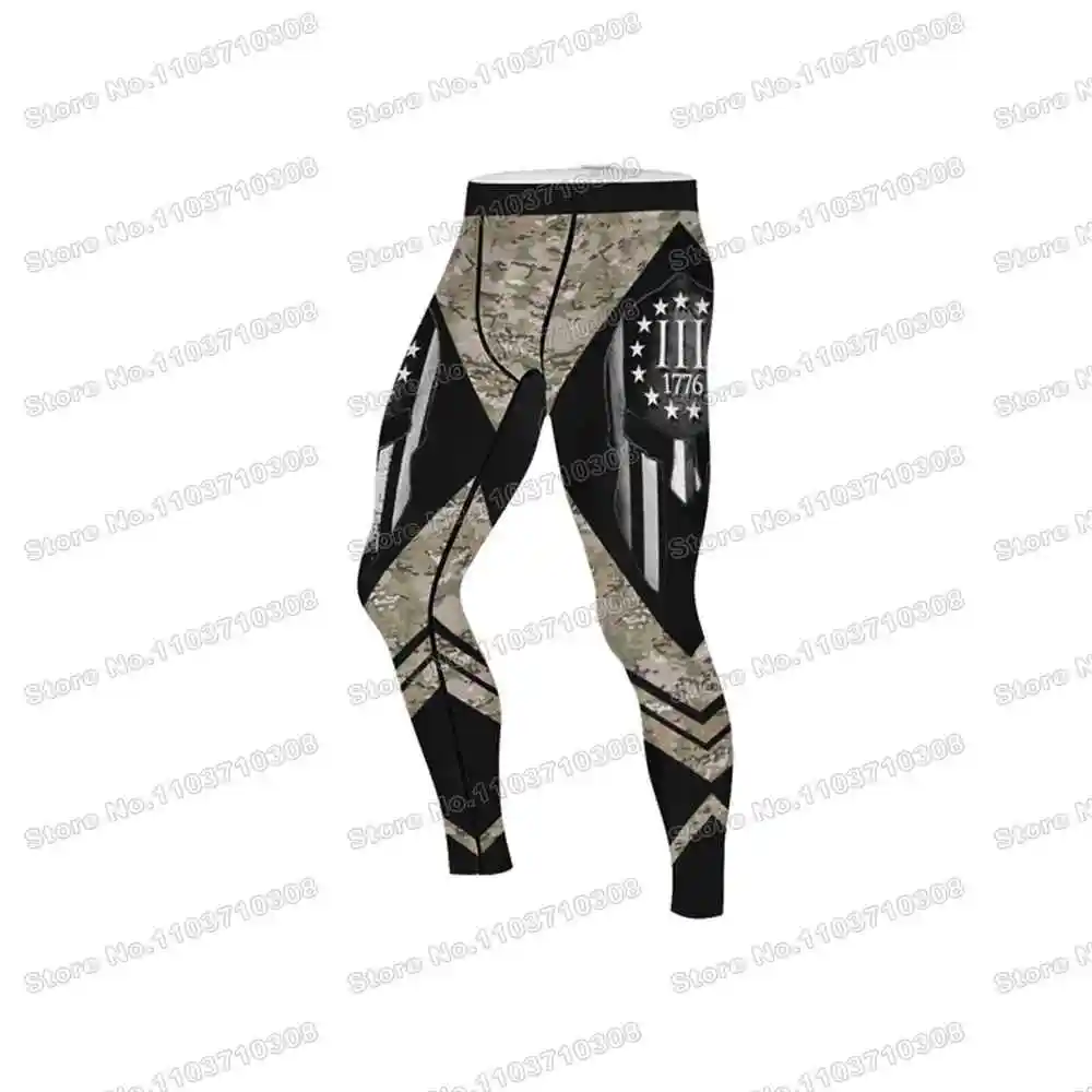 16th Army Camo Rash Guards Surfing Jersey Beach Trousers Swimwear Diving Gym Long sleeves MMA BJJ Men Jiu Jitsu Fitness Sets