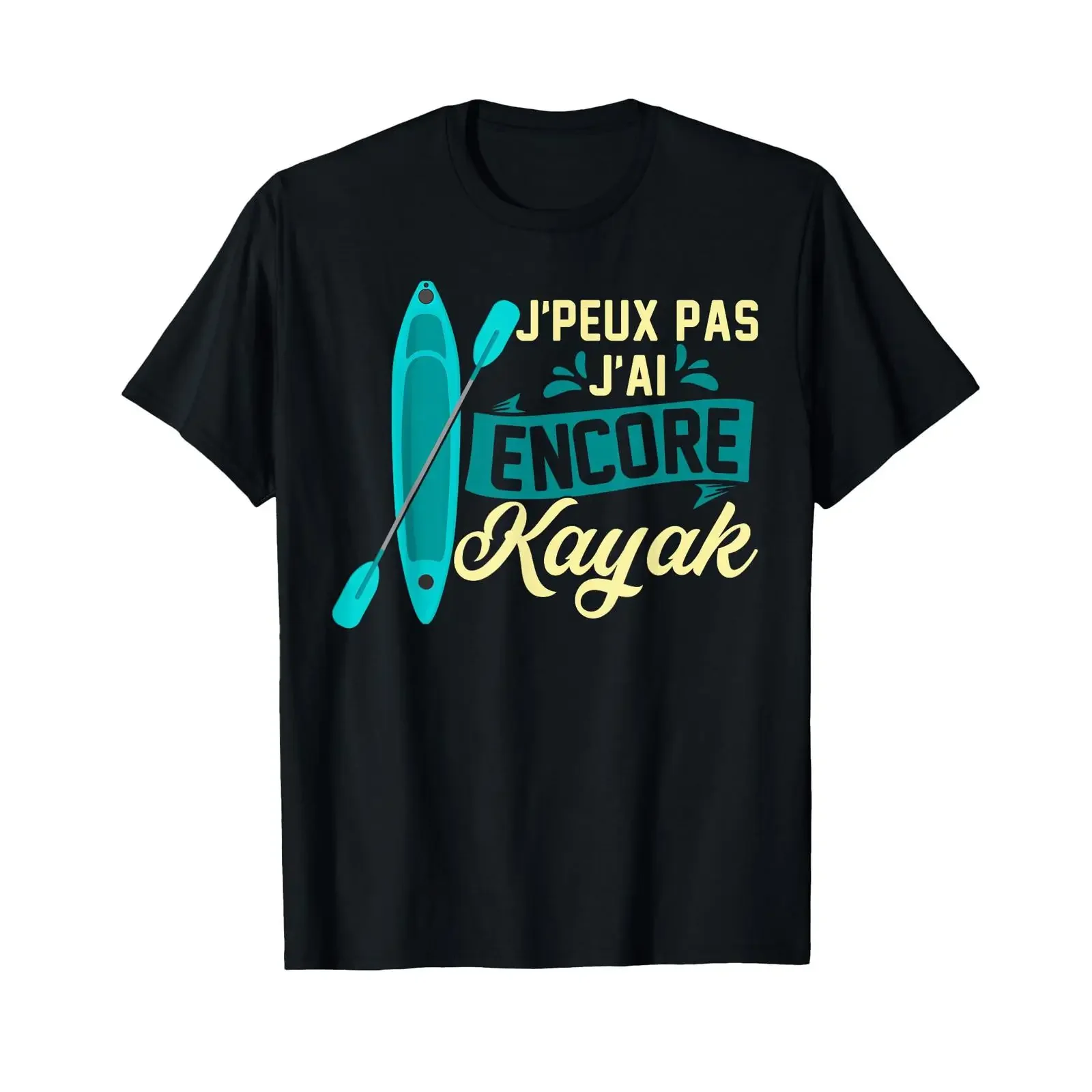 je peux pas j'ai encore kayak Canoe Rafting Kayaker T Shirt Black S vintage Washed designer clothes streetwear Slightly