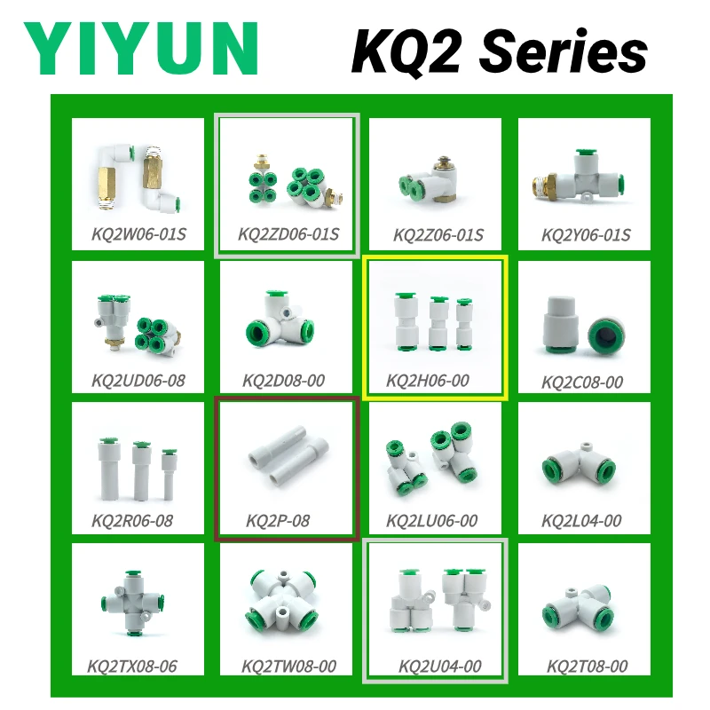 

KQ2H, 2 л, 2U, 2T, TW, 2D, 2LU, AS VHK2, 3 YIYUN Быстрый разъем с равным диаметром, прямой, прямоугольный, три, четыре KQ2 AS VHK Series