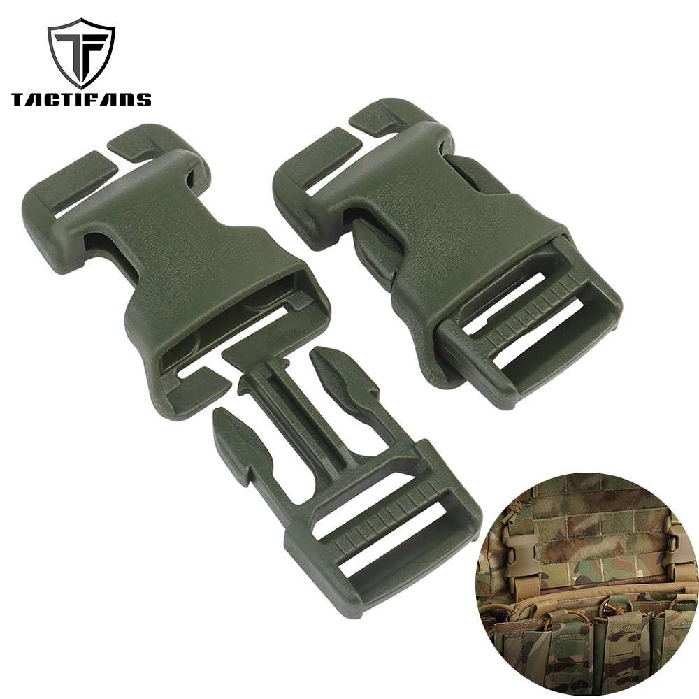 

Tactical 1‘’ QASM Buckle Quick Attach Surface Mount Mil-spec MOLLE PALS Webbing Hunting Gear Vest Modular Attachment Point POM