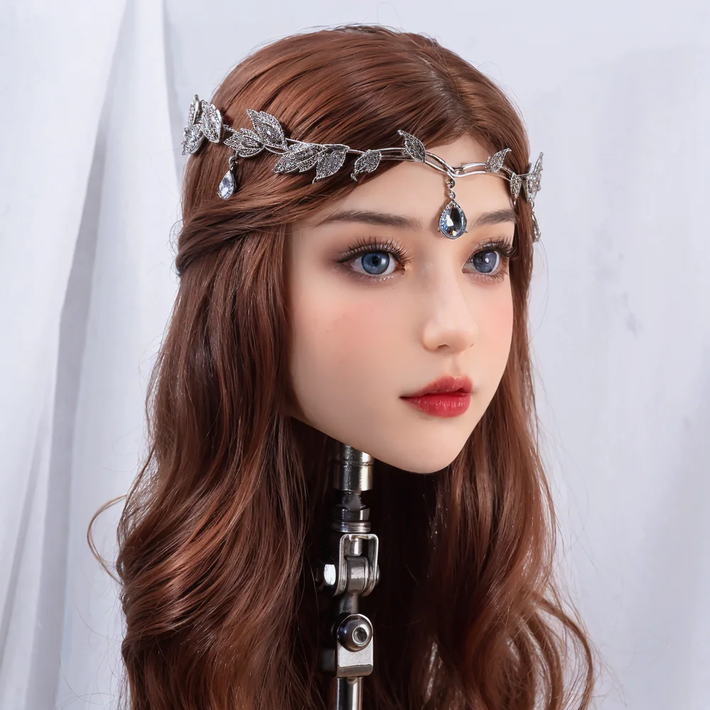 TPE hoofd M16 schroefdraadinterface, open type pruik leerling mond make-up praktijk, kapselontwerp (willekeurige pruiken)