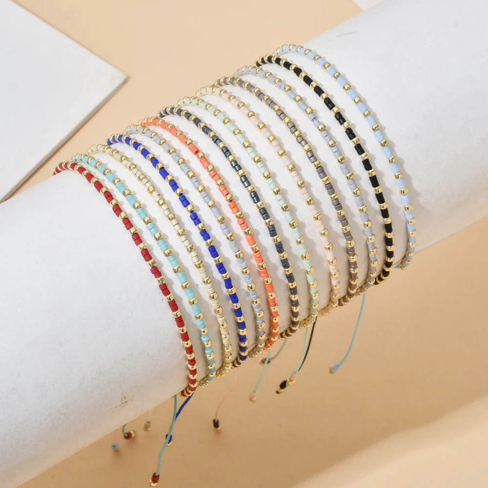 ZMZY proste Miyuki bransoletki z koralików cienka bransoletka czeski Pulsera styl Boho biżuteria opaska dla kobiet biżuteria hurtowych
