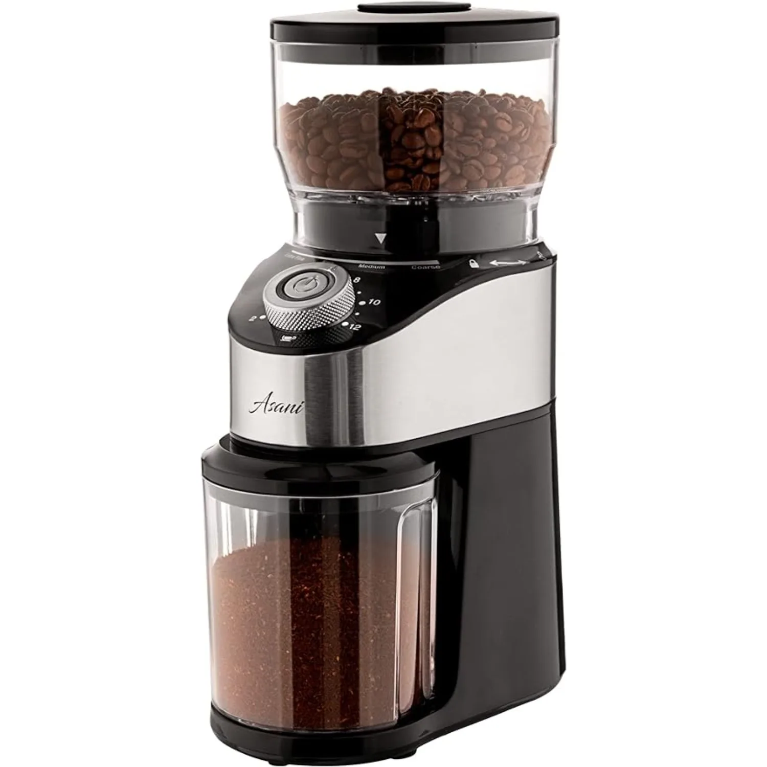 

Conical Burr Coffee Grinder, Anti-Static Electric Coffee Bean Grinder for Mess-Free Use, w/ 35 Settings for Espresso