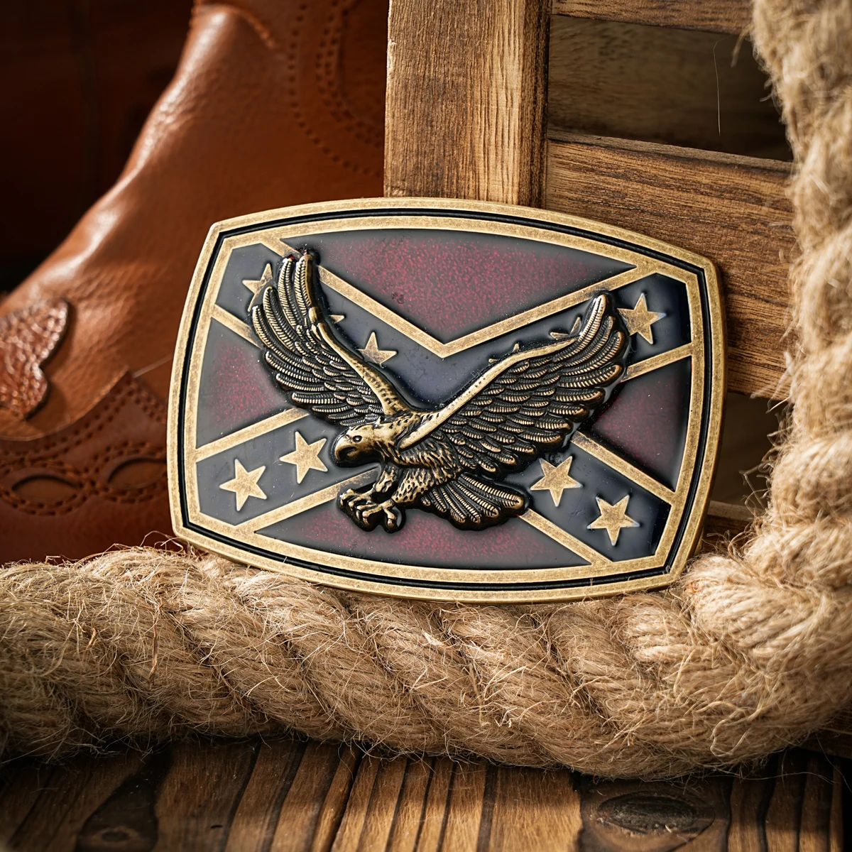 Fivela de placa de estilo ocidental fivela de metal uma fivela de cinto