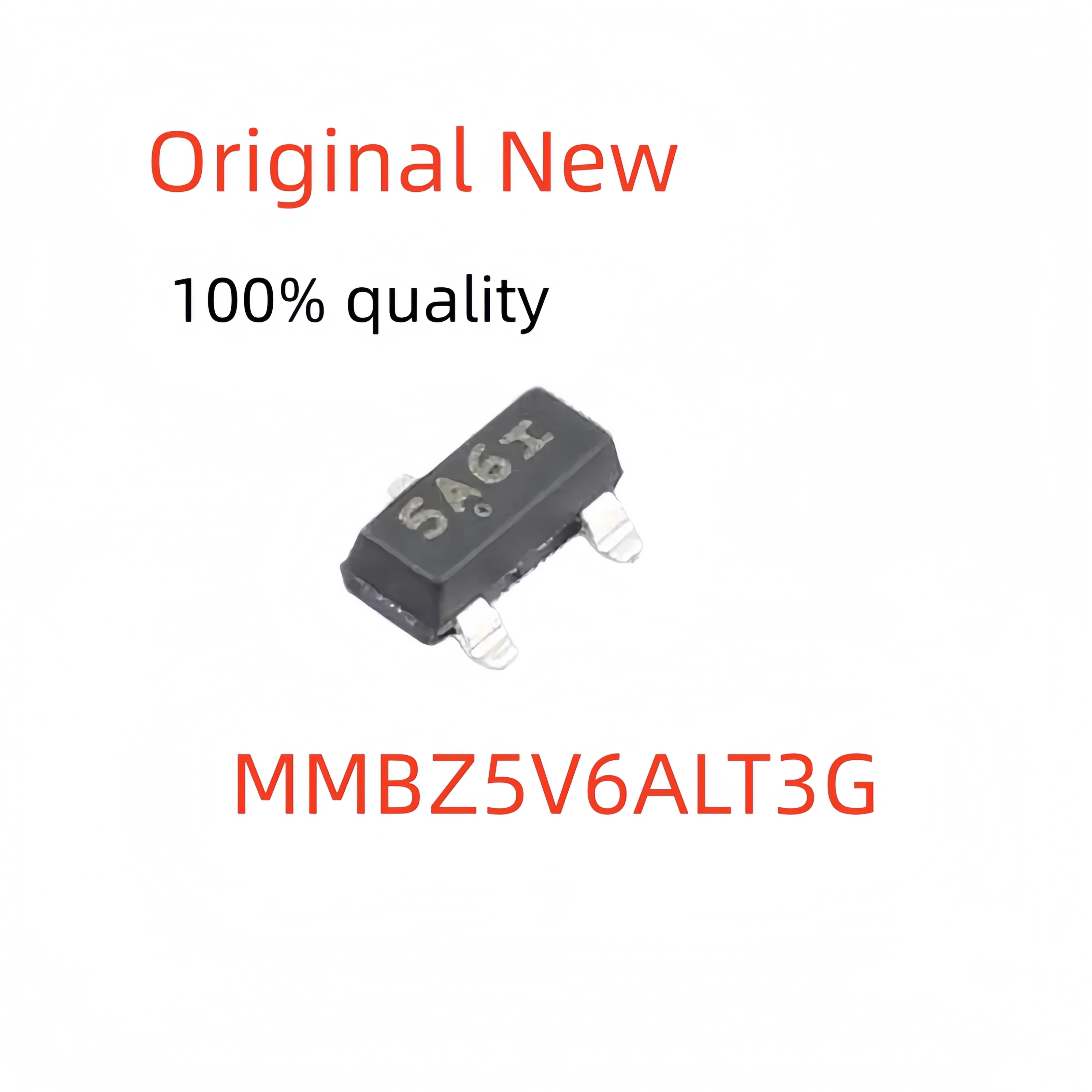 100% New  MMBZ5V6ALT3G SZMMBZ33VALT1G MMBZ12VALT1G MMBZ5227B SOT23  Zener Diode 1V 1.5V 3.6V 3V 5V 6V 8V 8.5V 26V