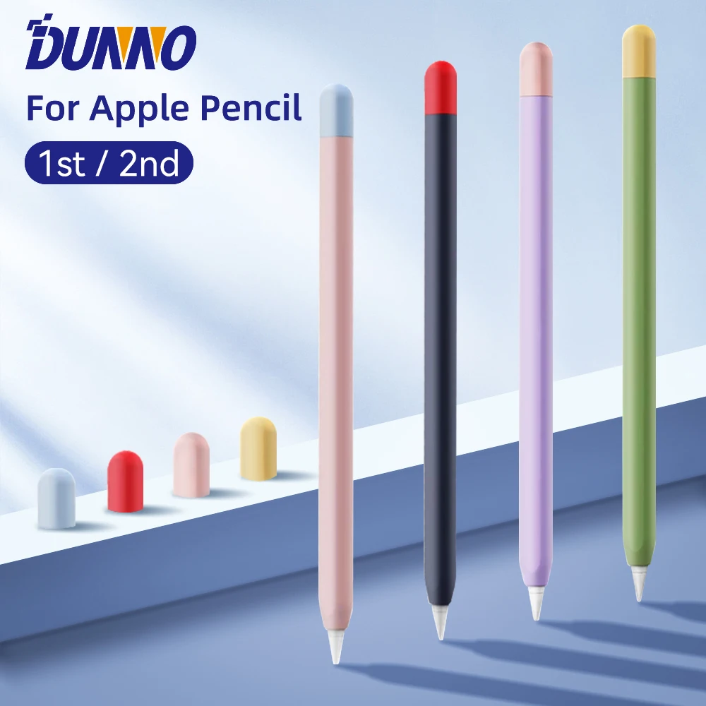 

Pencil Case For Apple Pencil 1st 2nd Generation For iPad Apple Pencil Stylus Pen Protective Soft Silicone Cover