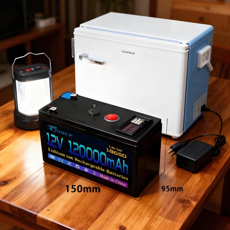 

Аккумуляторная батарея 12 В Солнечная батарея 120 Ач с BMS — оптимизированная для домашних солнечных систем, автономных электромагнитных помещений, автофургонов и лодок