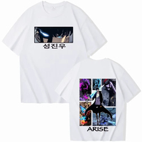 Best Selling New Arrival Mens Clothes Tee Shirt Homme Graphic T-Shirts Men Tshirt for Men Ropa Hombre Solo Leveling Anime Tshirt
