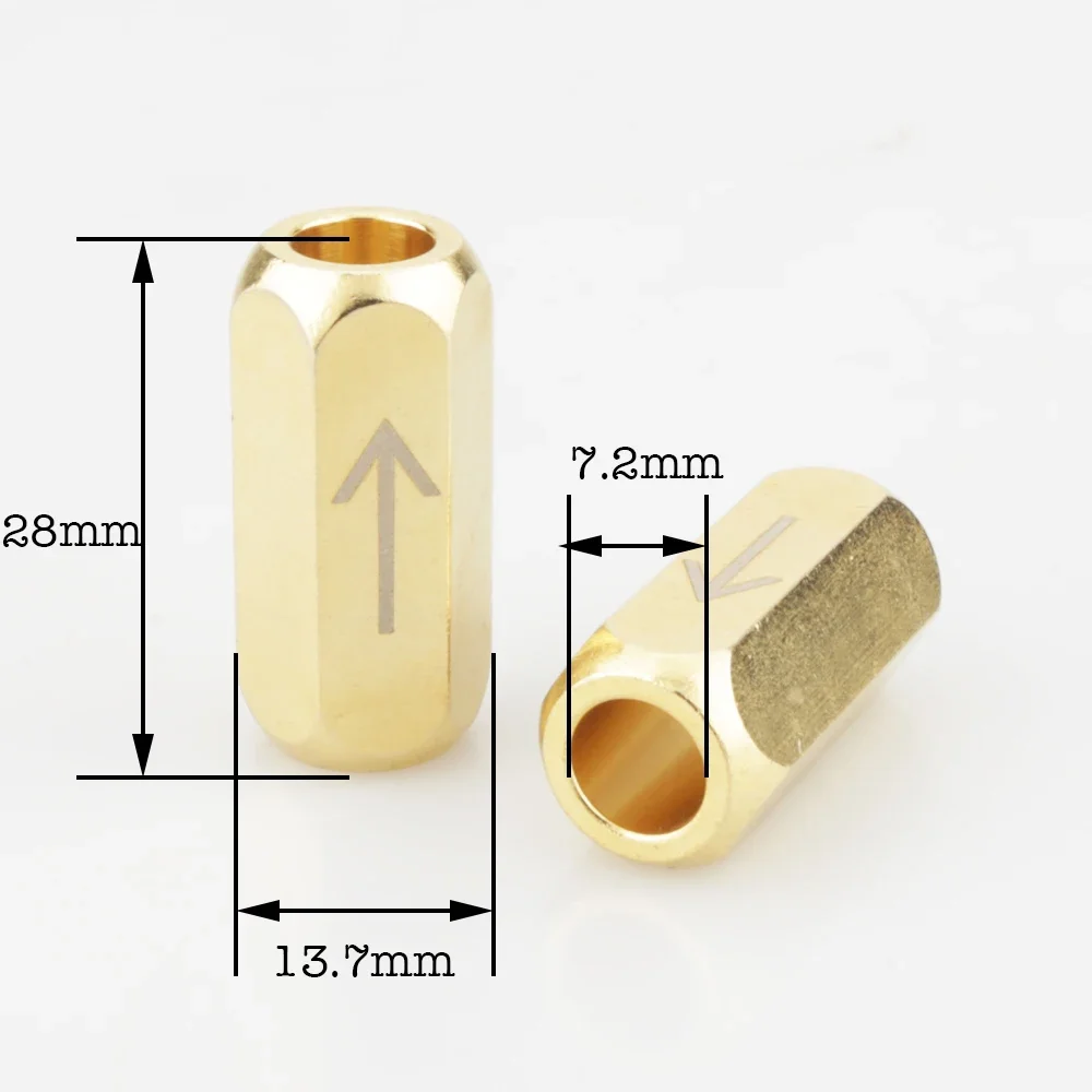 

Audiocrast High Quality Gold Plated Audio Cable with Pant Stabilizer Noise Suppressor EMI for DIY USB Analogue HIFI Cable