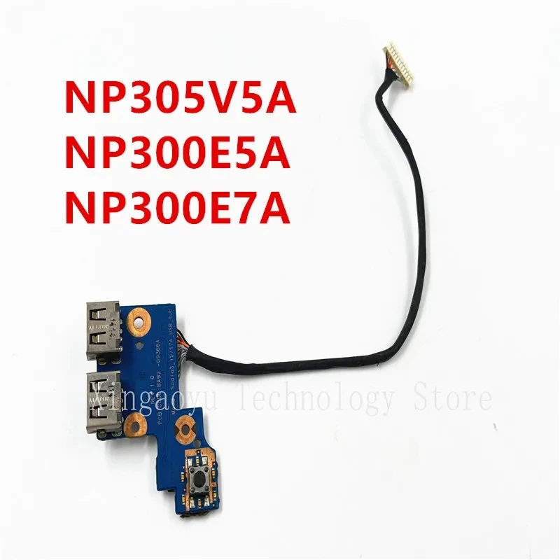 

Original For Samsung NP305V5A NP300E5A NP300E7A Laptop USB Power Button BOARD BA92-09366A 100% Tested Ok Delivery