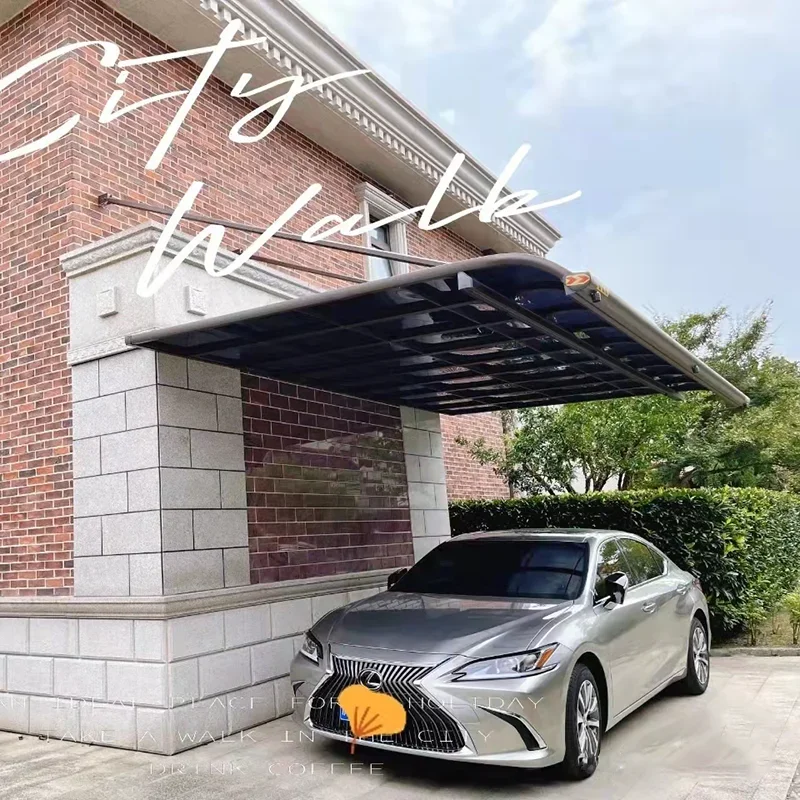 1 Aluminum alloy parking car canopy home villa courtyard outdoor terrace roof roof sunshade sunshade sunshade canopy