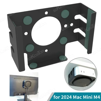 ภายใต้โต๊ะสําหรับ 2024 Mac Mini M4 คอมพิวเตอร์เดสก์ท็อปผู้ถือประหยัดพื้นที่สําหรับMac Mini M4 Pro PCอุปกรณ์เสริม