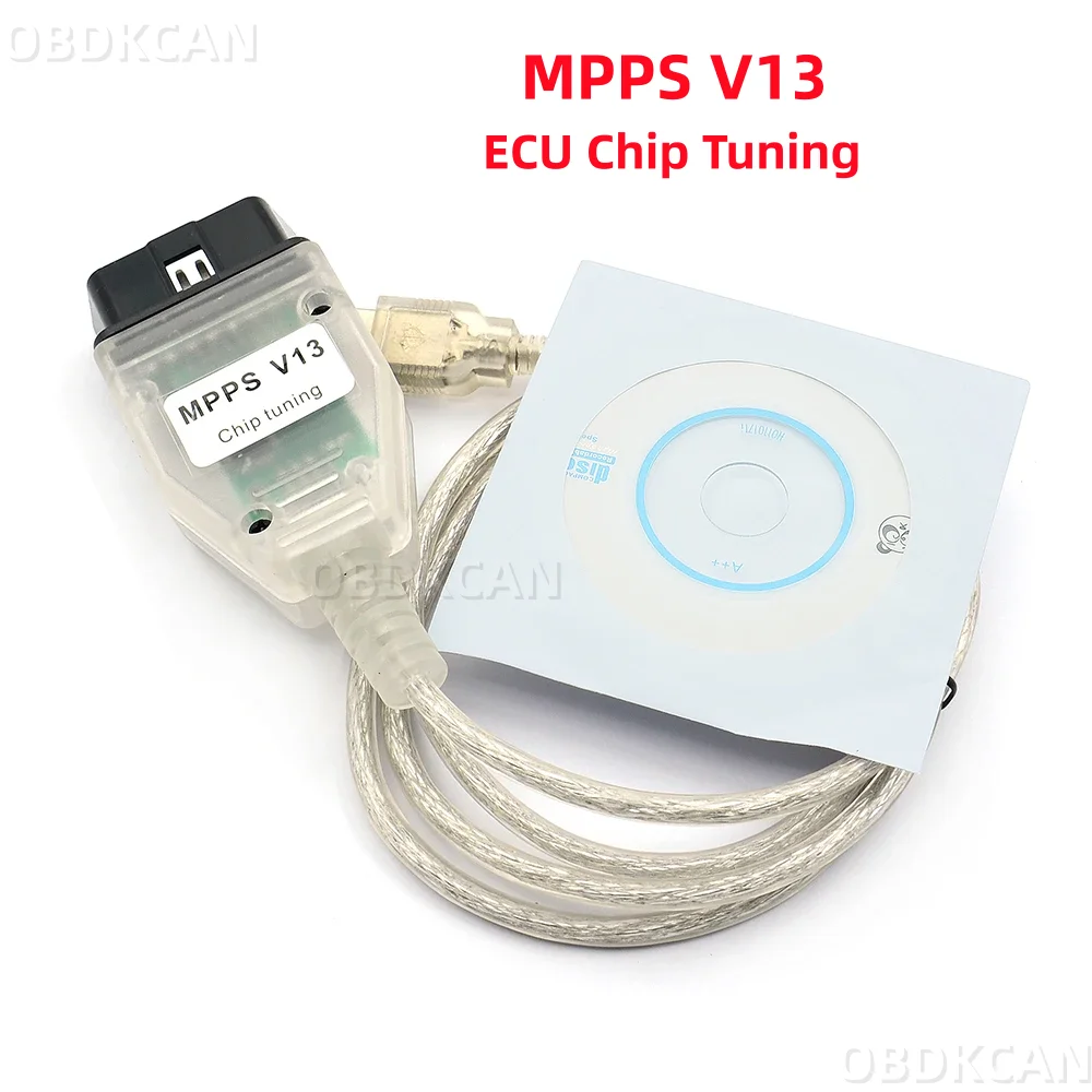 MPPS V13 K+CAN Flasher ECU Chip Tuning MPPS V13.02 V13 Professional Diagnostic Cable For Au-di For For-d  Auto Scanner Tool