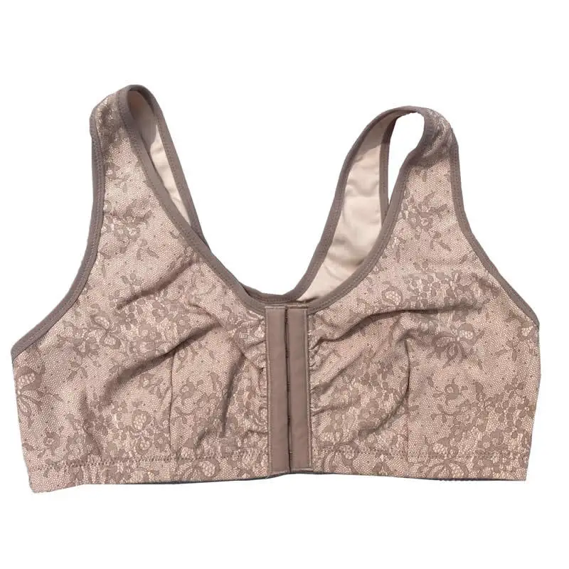 

Front Buckle Back Large Size Vest Sports Yoga Bra Thin Buckle Bra Fitting Bra