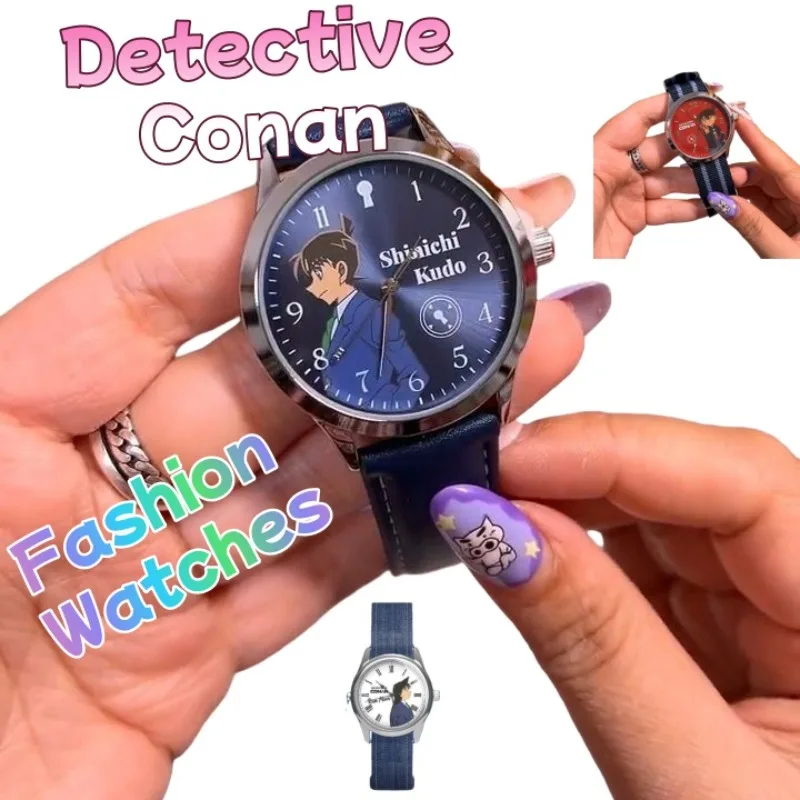 

Detective Conan Watch Cute Fashion Cartoon Personalized Blind Box Watch Suitable for Male and Female Students, Friends' Gift