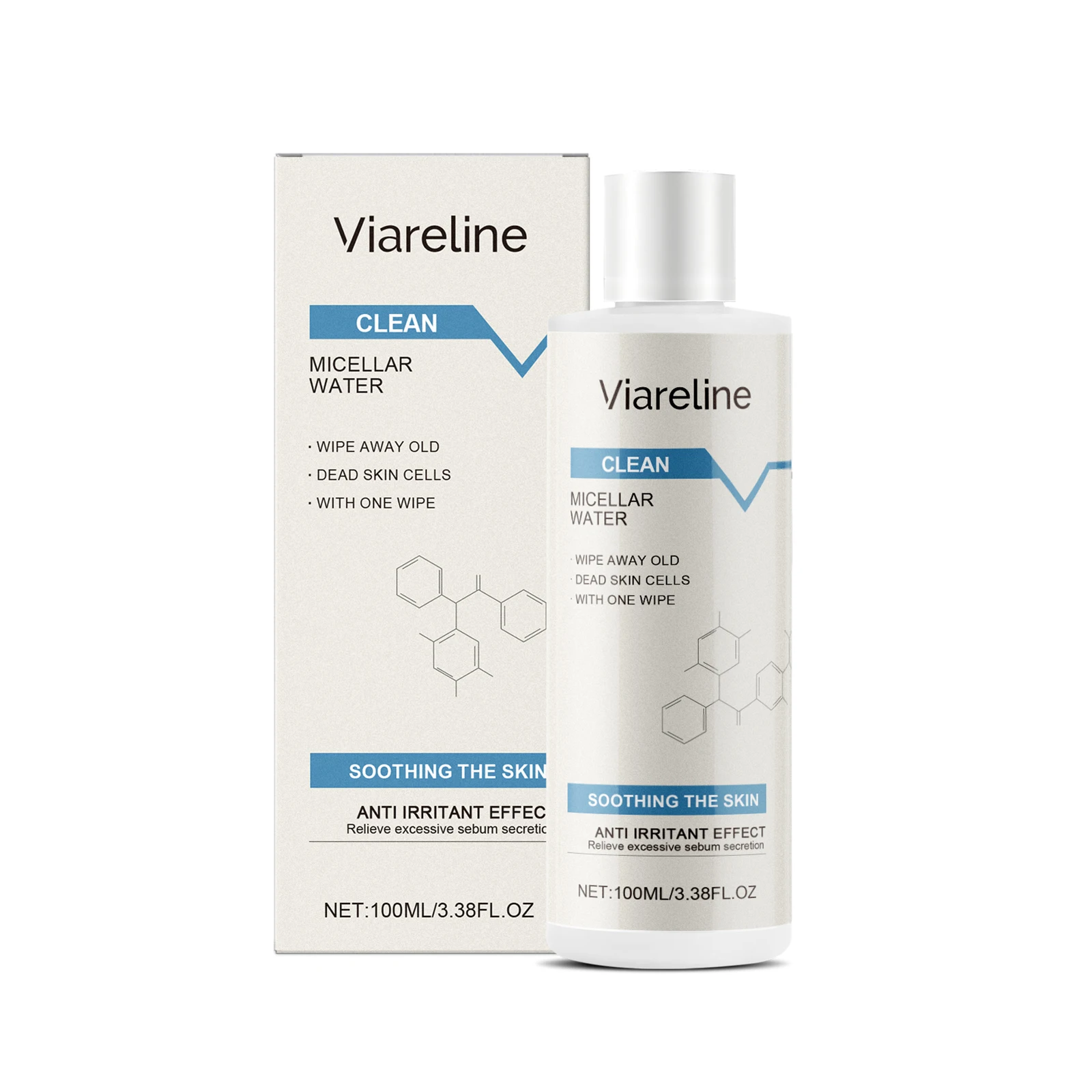 

Viareline Cleanser And Makeup Remover Gentle Care Cleansing Moisturizing Rejuvenating The Skin And Bringing Out A Natural Glow