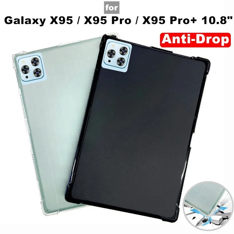 

for Galaxy X95 Pro Pro+ Tab 10.8 Inch Tablet Case High Quality Anti-Drop ShockProof Clear TPU Silicone Protective Back Cover