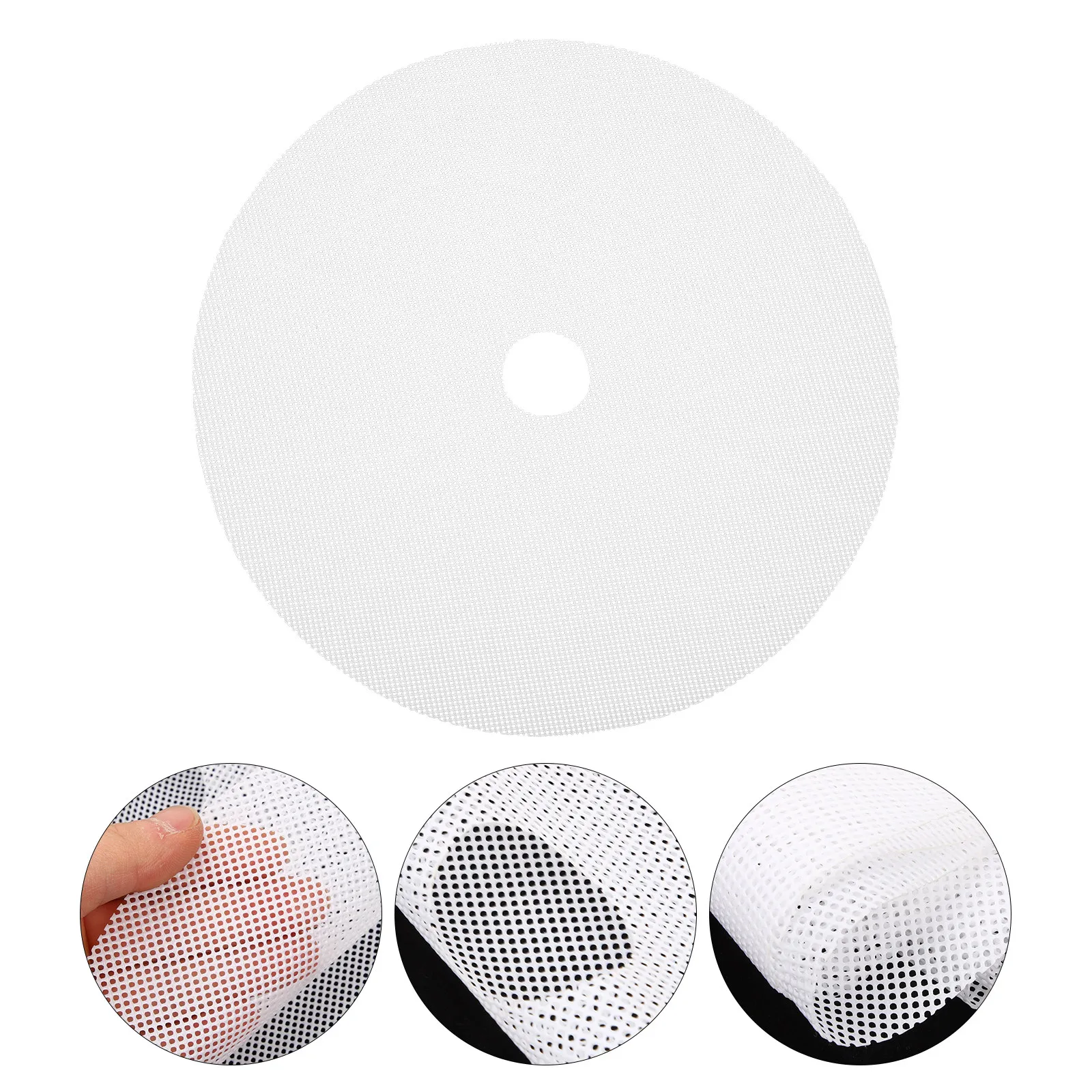 3Pcs Flexible Silicone Dehydrator Sheets Dishwasher Safe Nonstick Reusable for Fruit Vegetable Jerky Dehydrator Trays Mats