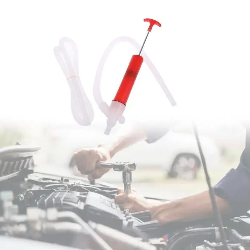 

02DE Manual Oil Siphon Liquid Transfer Water Tools Car Siphon Petrol
