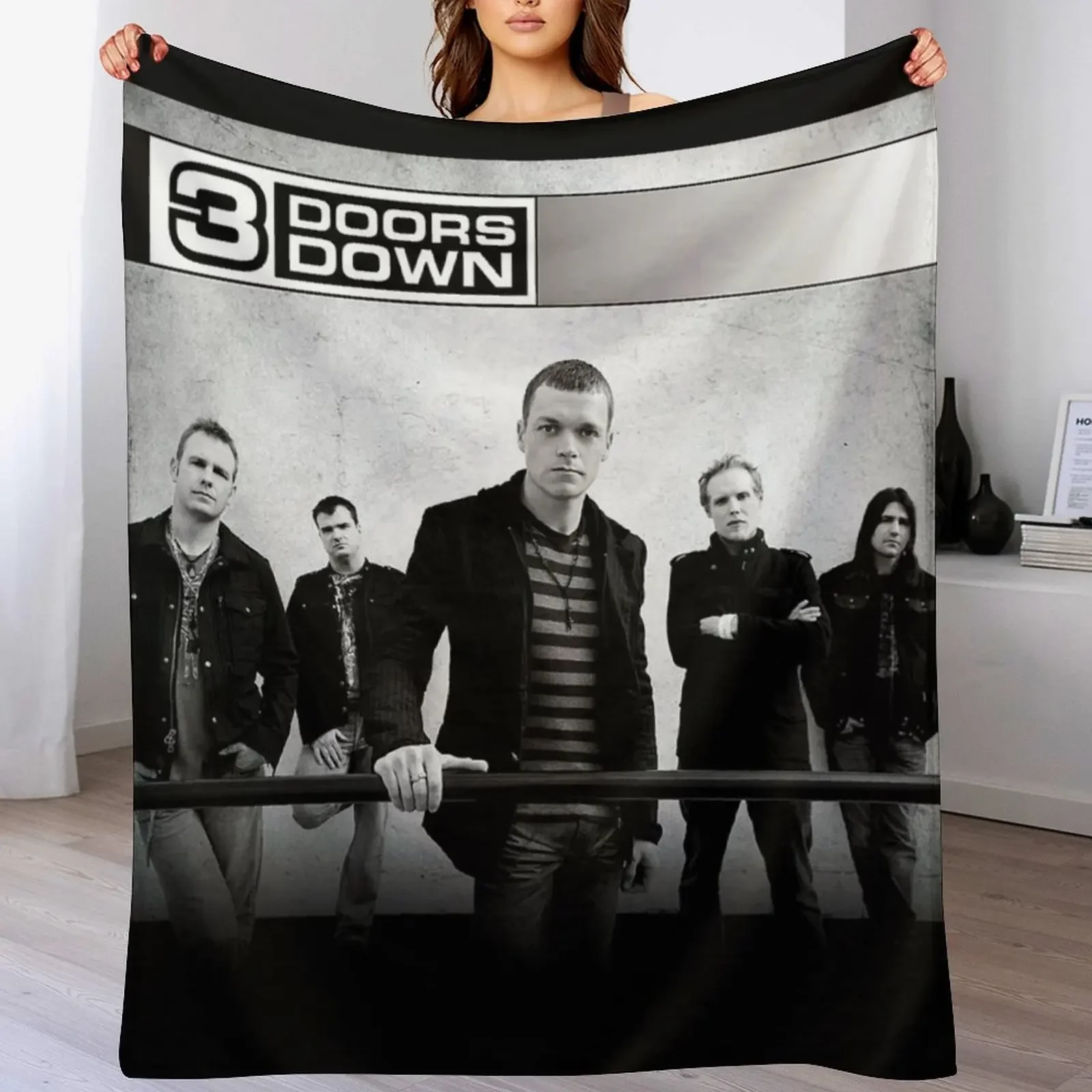 3 Doors Down 3 doors down 2 Throw Blanket Thins manga Camping Blankets